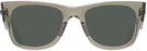 Square Transparent Green Ray-Ban 0840V Progressive No Line Reading Sunglasses View #2