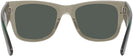 Square Transparent Green Ray-Ban 0840V Progressive No Line Reading Sunglasses View #4