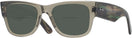 Square Transparent Green Ray-Ban 0840V Bifocal Reading Sunglasses View #1