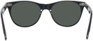 Round Black Ray-Ban 2185V Progressive Reading Sunglasses View #4