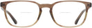 Rectangle Striped Brown &amp; Green Ray-Ban 5418 Bifocal View #2