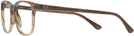 Rectangle Striped Brown &amp; Green Ray-Ban 5418 Computer Style Progressive View #3