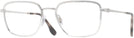 Rectangle Silver Ray-Ban 6511 Single Vision Full Frame View #1