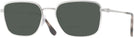 Rectangle Silver Ray-Ban 6511 Bifocal Reading Sunglasses View #1