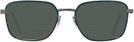 Rectangle Green On Gunmetal Ray-Ban 6511 Bifocal Reading Sunglasses View #2