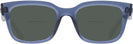 Rectangle Transparent Blue Ray-Ban 7217 Bifocal Reading Sunglasses View #2