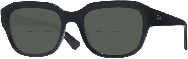 Square Black Ray-Ban 7225 Bifocal Reading Sunglasses View #1