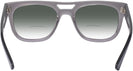 Aviator,Square Transparent Gray Ray-Ban 7226 w/ Gradient Bifocal Reading Sunglasses View #4