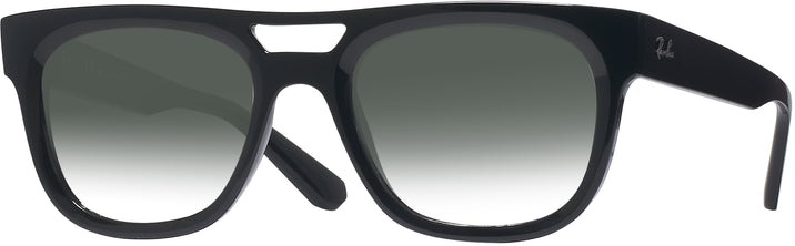 Aviator,Square Black Ray-Ban 7226 w/ Gradient Progressive No-Line Reading Sunglasses View #1