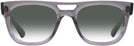 Aviator,Square Transparent Gray Ray-Ban 7226 w/ Gradient Progressive No-Line Reading Sunglasses View #2