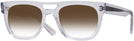 Aviator,Square Transparent Ray-Ban 7226 w/ Gradient Progressive No-Line Reading Sunglasses View #1