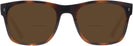 Square Havana Ray-Ban 7228 Bifocal Reading Sunglasses View #2
