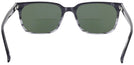 Square Dark Grey Gradient Seattle Eyeworks 971L Bifocal Reading Sunglasses View #4