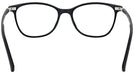 Square Matte Black Seattle Eyeworks 975 with Clip Single Vision Full Frame View #4