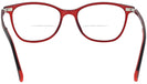 Square Matte Cranberry Seattle Eyeworks 975 with Clip Bifocal View #4
