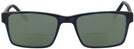 Square Black/Blue Pinstripe Seattle Eyeworks 945 Bifocal Reading Sunglasses View #2
