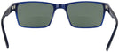 Square Black/Blue Pinstripe Seattle Eyeworks 945 Bifocal Reading Sunglasses View #4