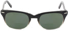 Wayfarer Black Fade Shuron Freeway 54 (Mens XL Fit) Bifocal Reading Sunglasses View #2