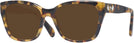 Square Havana Clear Swarovski 2008 Progressive No-Line Reading Sunglasses View #1