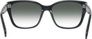 Square Black Swarovski 2008 w/ Gradient Progressive No-Line Reading Sunglasses View #4
