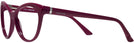 Cat Eye Shiny Bordeaux Swarovski 5192 Single Vision Full Frame View #3
