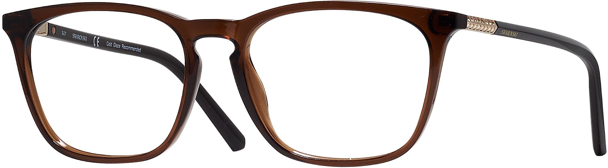 Brown Swarovski 5218 Computer Style Progressive ReadingGlasses
