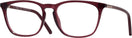 Square Pink Swarovski 5218 Single Vision Full Frame View #1