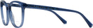 Oversized Shiny Blue Swarovski 5264L Bifocal View #3