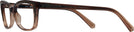 Cat Eye Light Brown Swarovski 5274 Single Vision Full Frame View #3