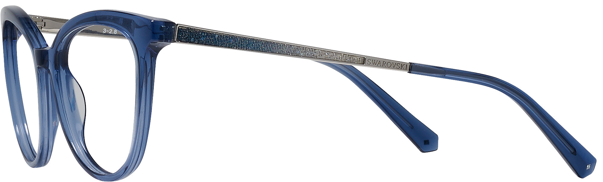 Shiny Blue Swarovski 5278 Single Vision Full Frame