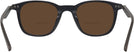 Square Brown Lamborghini 310S Bifocal Reading Sunglasses View #4