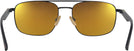 Aviator Black Lamborghini 317S Progressive No Line Reading Sunglasses - Polarized with Mirror View #4
