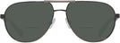 Aviator Gunmetal Lamborghini 330S Bifocal Reading Sunglasses View #2