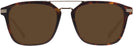 Square Havana/silver Lamborghini 905S Progressive No Line Reading Sunglasses View #2