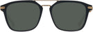 Square Matte Black/gold Lamborghini 905S Progressive No Line Reading Sunglasses View #2