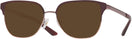 Square Rose Gold/Bordeaux Tory Burch 1066 Progressive No Line Reading Sunglasses View #1