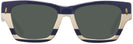 Rectangle,Cat Eye Navy Ivory Vintage Stripes W/ Solid Navy Tory Burch 7169U Progressive No Line Reading Sunglasses View #2