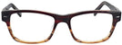 Square Red Wood Varvatos 361 Single Vision Full Frame View #2