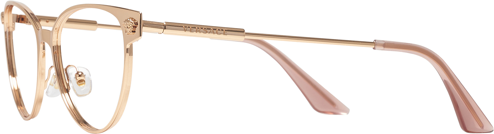 Rose gold versace glasses hot sale