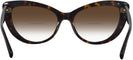 Cat Eye Havana Versace 4388 w/ Gradient Bifocal Reading Sunglasses View #4