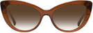 Cat Eye Trans Brown Versace 4388 w/ Gradient Progressive No-Line Reading Sunglasses View #2