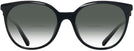 Oversized,Round Black Versace 4404 w/ Gradient Bifocal Reading Sunglasses View #2