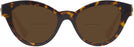 Cat Eye Havana/dark Grey Lens Versace 4435 Bifocal Reading Sunglasses View #2