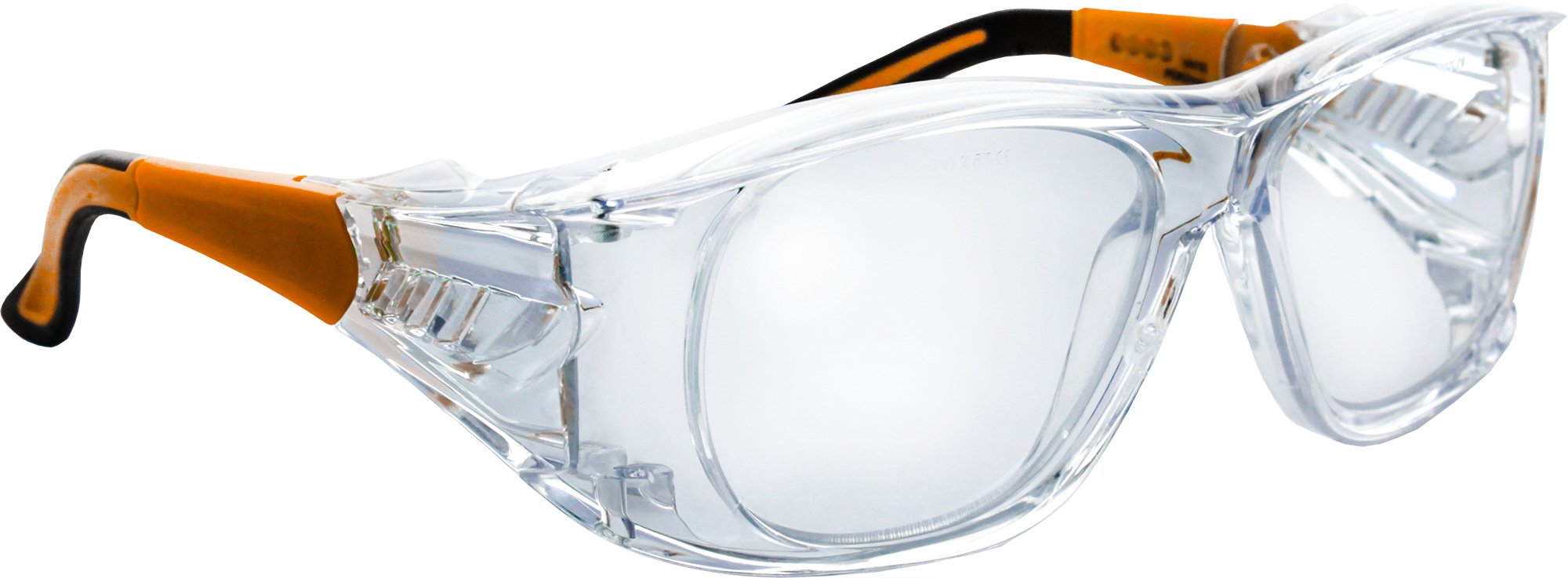 Crystal/Orange Varionet SafetyPro Reading Glasses