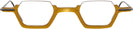 Rectangle Transparent Yellow Wolfgang Katzer Ingenieur w/ AR Single Vision Half Frame View #2