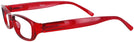 Rectangle Flame Red Sweet Stuff Single Vision Full Frame View #3