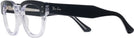 Square Black On Transparent Ray-Ban 0298V Single Vision Full Frame View #3