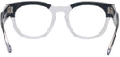 Square Black On Transparent Ray-Ban 0298V Single Vision Full Frame View #4