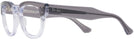 Square Grey On Transparent Ray-Ban 0298V Single Vision Full Frame View #3