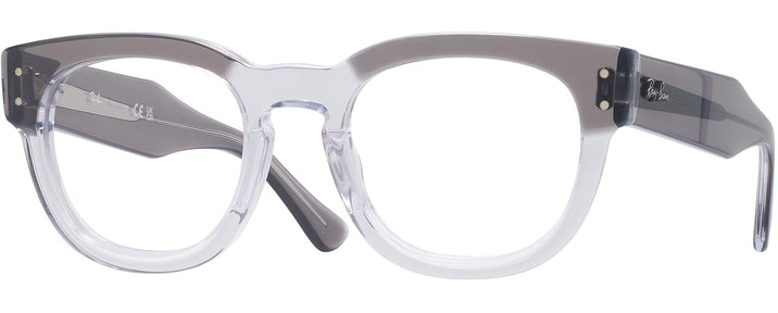 Square Grey On Transparent Ray-Ban 0298V Progressive No-Lines View #1